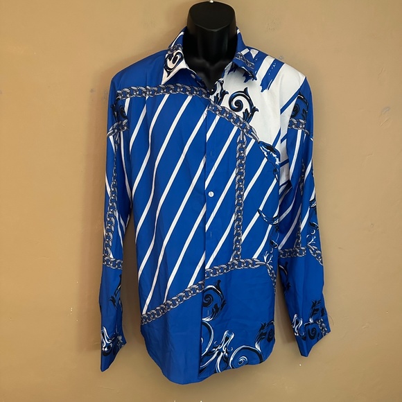 Custom Baroque Silk Shirt Medium - Picture 1 of 3